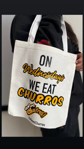 Reusable shopping bag + churros